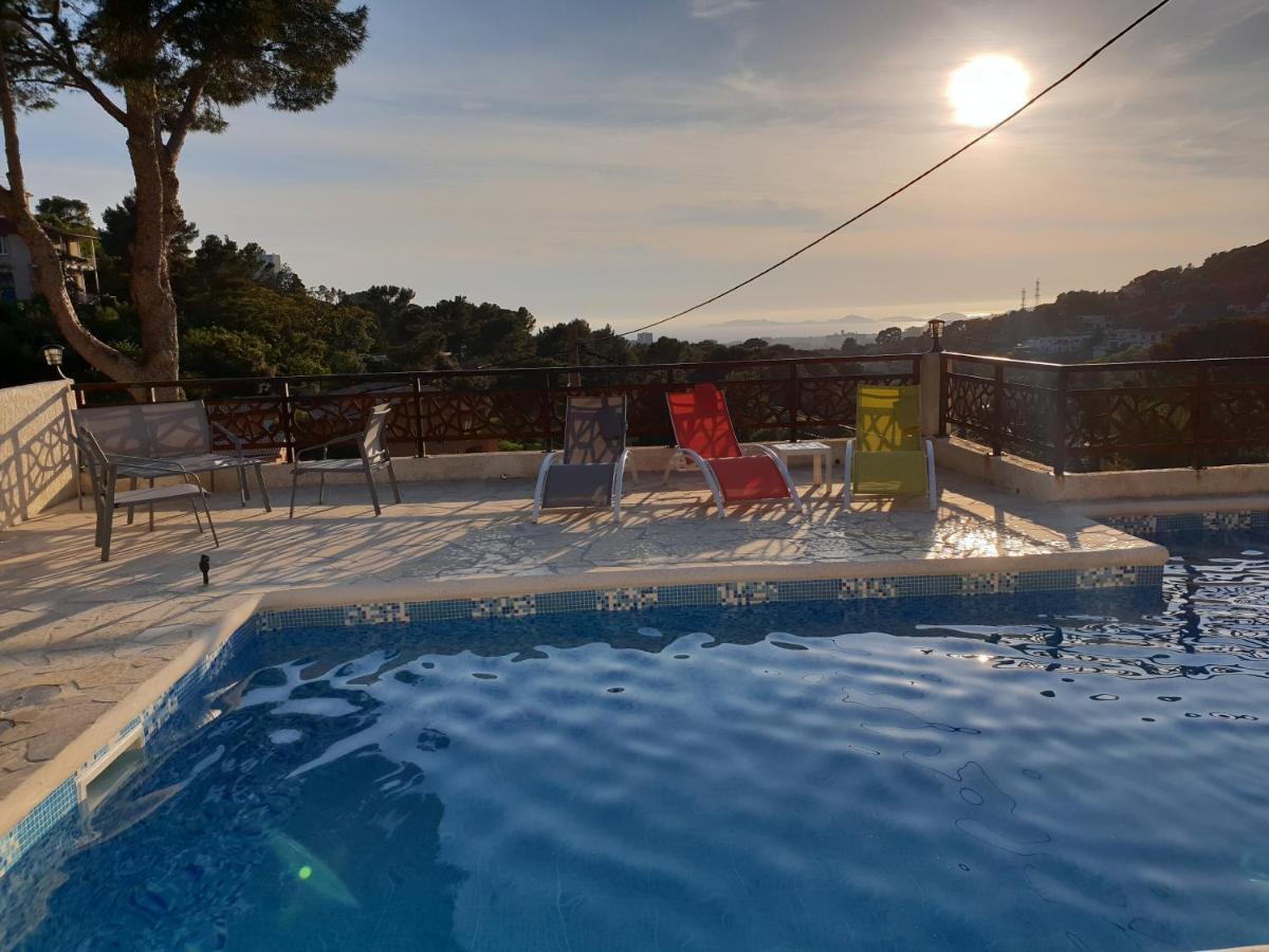 Studio D'Environ 20M2, Piscine, Vue Mer, Pour 2 Personnes Marseille Exterior photo